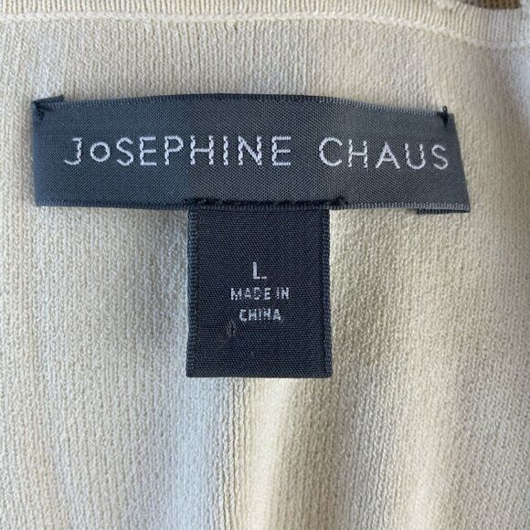 NWT Josephine Chaus Cream Tank Top Size L - Picture 10 of 11
